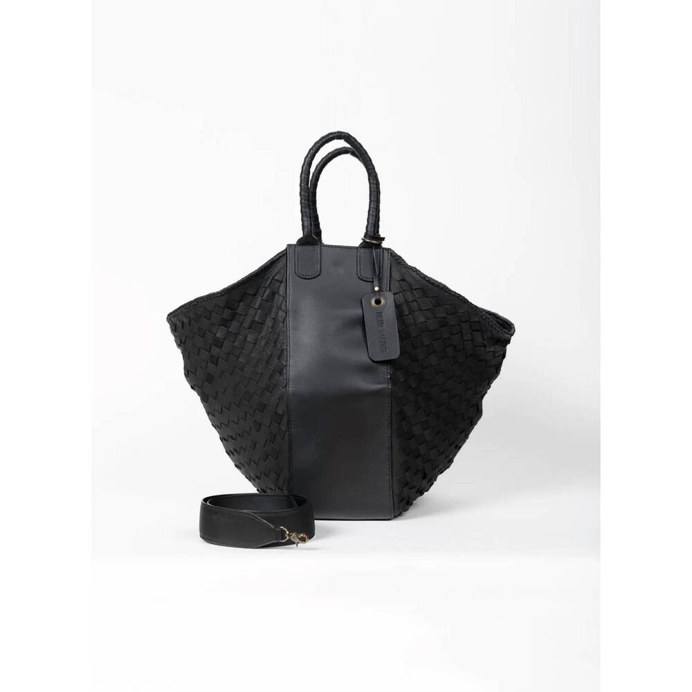 NEW DEUX MAINS all day tote bag in black